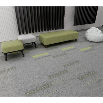 China Factory Offer New Stain Resistant Living Room Carpet Wall-To-Wall Tiles Office 50x50 Carpet for sale