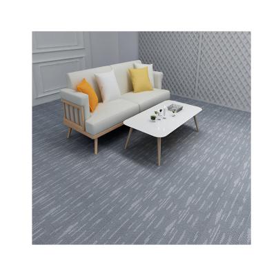 China Stain Resistant PVC Patchwork Widely Used Floor Mat Hot Water Carpet Seam Wall To Wall Carpet Tiles for sale