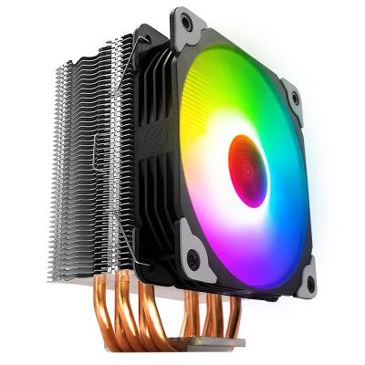 China Automatic Processor Coolmoon Frost X5 CPU Cooler RGB Color Changing PC Led Heatsink for sale