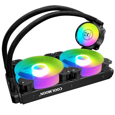 China ICEMOON 240 CPU RGB Integrated Water Cooling CPU Heatsink PWM 5V ARGB AIO Efficient Quiet Liquid Cooling Cooler for sale