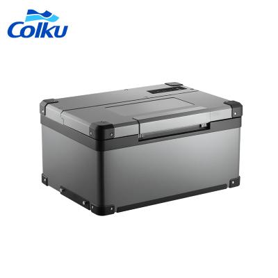 China Colku TF-40D Mini Truck Driver Refrigerators Truck Small Portable Cabin Cooler DC 12v Freezer Fridge for sale