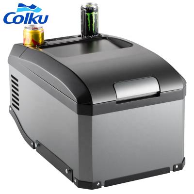 China Good Quality Low Noise Mobile Band Colku Use 12v 24v 30L Polished Outdoor Portable Refrigerator For Truck for sale