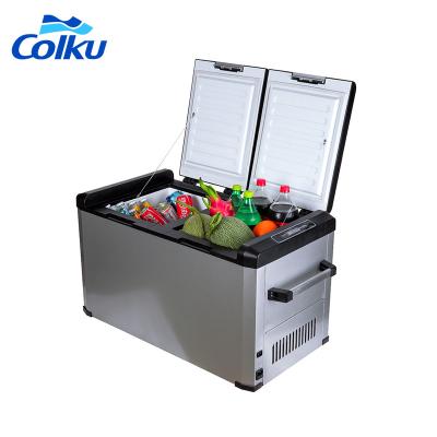 China High Efficiency China Supplier Colku Band Compressor Wholesale Car Drinks Cooler Cooler Portable Fridge for sale