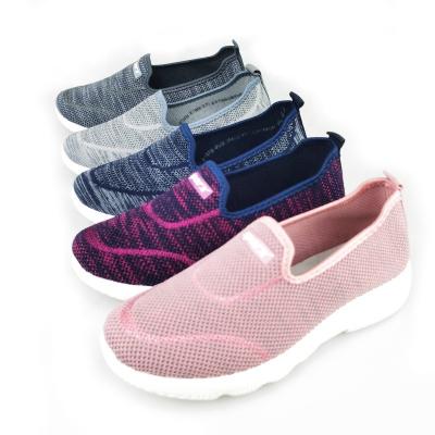 China New Style Breathable High Quality Women Shoes Fashion Breathable Sports Shoes Knitted Casual Shoes for sale