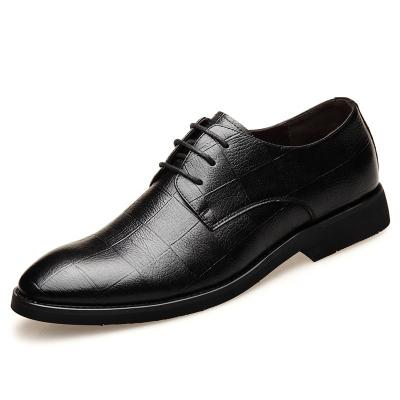 China New Arrival Lightweight Four Season Dress Men's Big Business Shoes Low Top Waterproof Leather Shoes for sale