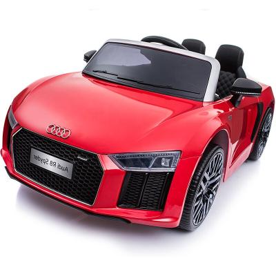 China Toy Black Kids Ride On Audi R8 Toy Sport Children Remote Electric 12V Car Authorized Battery Ride On for sale