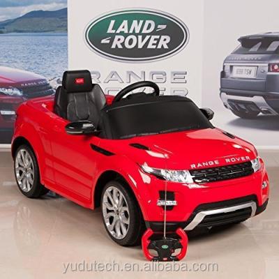 China Ride On Toy Range Rover Evoque 12V Battery Operated/Remote Control Ride On Car With Mat And Key Chain, for sale