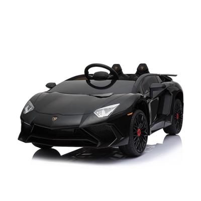 China Ride On Toy Kids New Licensed Lamborghinini Aventador SV Ride On Car 12V 2.4G Battery Outdoor for sale