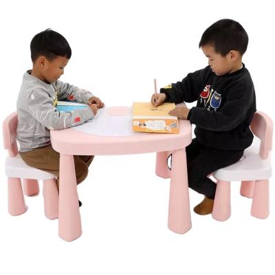 China Plastic Kids Learning Kids Study Chairs and Table Set Baby Kids Table and Chair Sets for sale