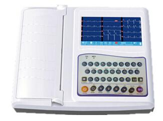 Китай Машина Ecg 12 каналов оборудование электрокардиограммы 7 дюймов с полной клавиатурой продается