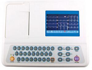 China Digitale ECG-Machine 5 duimecg Controlesysteem met Navulbare Li-Ionenbatterij Te koop