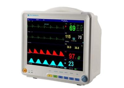 Cina Monitor paziente LCD di colore alto a 12,1 pollici di risoluzione con 6 parametri standard ECG, RESP, NIBP, SPO2, 2-TEMP, PR/HR in vendita