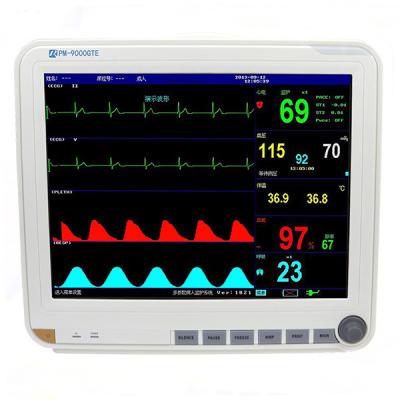 China 15 Zoll-Farbe-TFT LCD-Anzeigen-doppelte Selbstwarnungs-multi- Parameter-Patientenmonitor mit 6 Standardparametern zu verkaufen