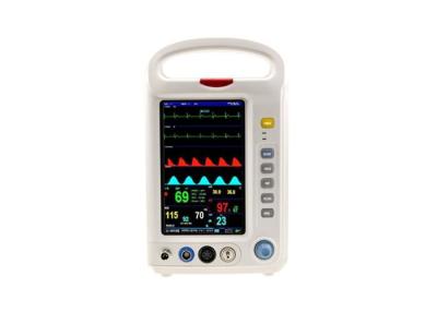 China monitor paciente médico del monitor del multiparámetro del transporte de 7 pulgadas con la exhibición multi del canal ECG en venta