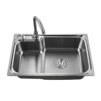 China With Faucet Steel Small For Kitchen Bowl Modern Single Bowl Quartz SS 304 Stainless Steel Kitchen Sink for sale