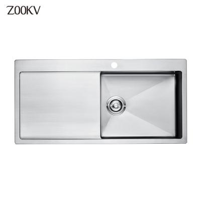 China Without Faucet European Steel Kitchen Sink Apartment Size Kitchen Accessories Pull Down for sale