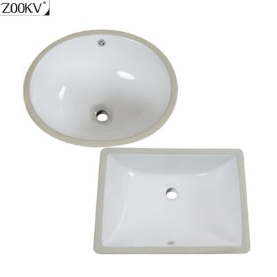 China Ceramic Modern Bathroom Sanitary Ware Under Counter Basin Undermount Sink for sale