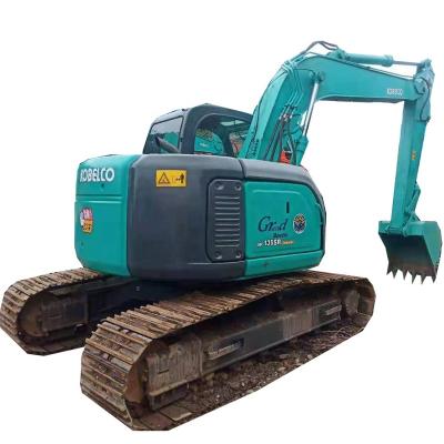 China Used Original Machinery Repair Shops Kobelco SK135SR 13 Ton Hydraulic Excavator Second Hand Crawler Digger In Good Condition for sale