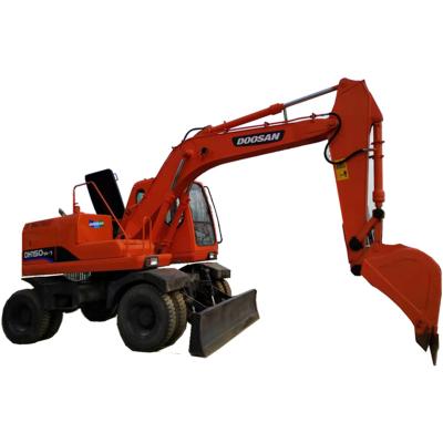 China Building material stores used original make-osan DH150W-7 high quality 17 TON Wheel Hydraulic Digger in good condition for sale