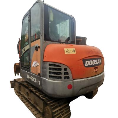 China Korea Origin DOOSAN DH60 Small Crawler Used Excavator New Model In Stock Be Ready To Work 0.21 for sale