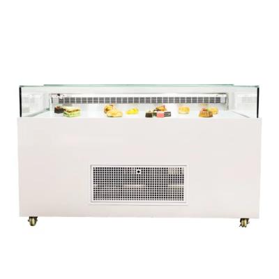 China COMPRESSOR Professional  Refrigerated Cake Glass Display Cabinet Showcase Fridge Small Sandwich Cake Display for sale