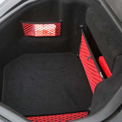 China Topfit Front Trunk Cargo Net for Tesla Model S P90 90 P85 85 60, 2012-2015(Red) for sale