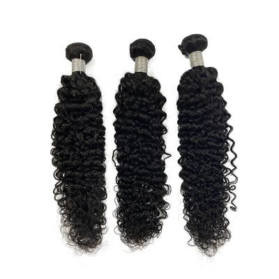 China Hair Bundles Good Quality Seller, Curly Hair Bundles With Lace Closure For Women Water Wave Color for sale