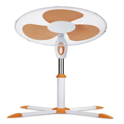 China 16 Inch Outdoor Hot Selling Plastic Rack Fan With Cross Base 450mm And Strong Grill Line for sale