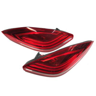 China Red LED New Car Rear Turn Brake Current (Reverse: White. Turn: Yellow. Brake: Rear Tail Lights) For PORSCHE Panamera 2013 Facelift - Red Clear Turn Light Assembly ABS Plastic 12V LED car for sale