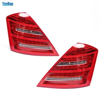 China Reverse Turn Brake Current (Reverse: White. Turn: Yellow. Brake: ) High Quality Red OE L 2218201364 R 2218201464 1pair LED Rear Lamp For Mercedes Benz W221 S300 S Class S350 S450 2006-2013 for sale