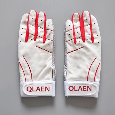 China Factory OEM/ODM Flexible Clean Extra Durable Synthetic Up Softball Baseball Batting Gloves for sale