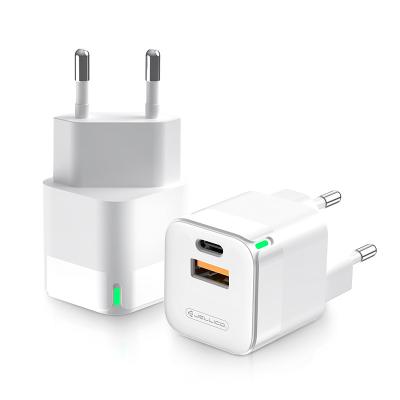 China High Quality Type-c PD20W 30W QC3.0 Mini Phone Charger Wall Fast Power Mobile Phone OEM USB-A Adapter for sale