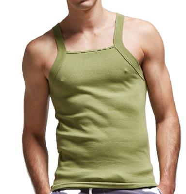 China QUICK DRY QUICK DRY Men's Muscle Fitness Europe and America Sports Halter Vest Sleeveless Wholesale for sale