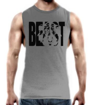 China Men's Fitness Vest Tank Top Sportswear Sleeveless Sportswear QUICK DRY QUICK DRY T-shirt Bodybuilding Loose Training for sale