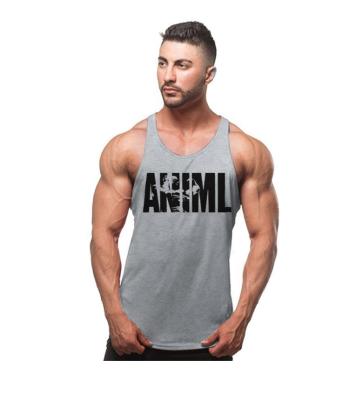 China Men's Fitness Vest Loose Tank Top QUICK DRY QUICK DRY Training Casual Sleeveless T-shirt Bodybuilding Clothes Summer Breathable for sale