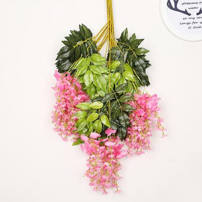 China Home.Party.Restaurant.Bar.Hotel.Wedding Boda High Quality Wedding Flower Decoration Wisteria Artificial Flowers For Shop Or Home Decoration for sale