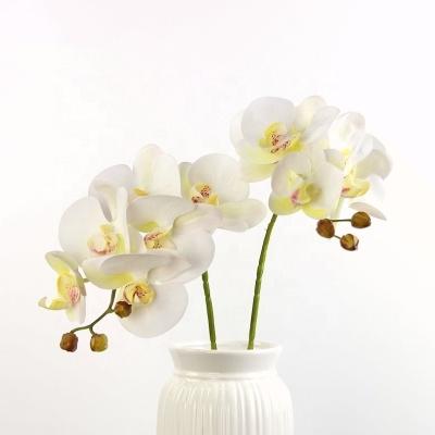 China Home.Party.Restaurant.Bar.Hotel.Wedding Artificial Flower Phalaenopsis for Wedding Decoration High Quality Orchid Home Artificial Flowers for sale