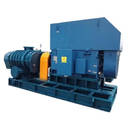 China DRRF350 Industrial Blower High Capacity Low Power High Pressure Industrial Twin Lobes Roots Blower for sale