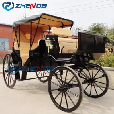 China Customized Style Fashion Horse Carriage New Product Electric Guided Wedding Horse Carriage (Accept Customized) New for sale