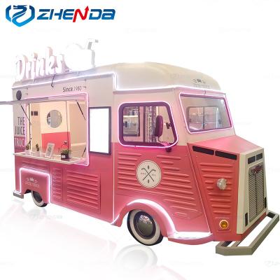 China Fruit processing factory concession food trailer outdoor street food supply truck/ice cream food truck/fast breakfast food truck for sale