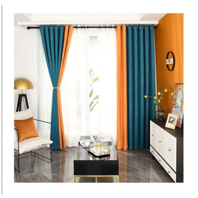 China Hot Selling Luxury Curtains Customized Insulated For Living Room Blackout Heat Insulation for sale