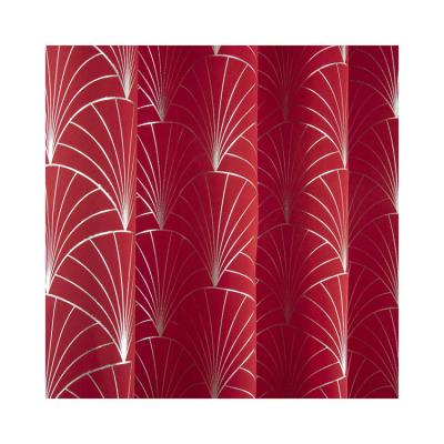 China Luxury High Quality Practical Insulated Blackout Printing Curtain For Living Room for sale