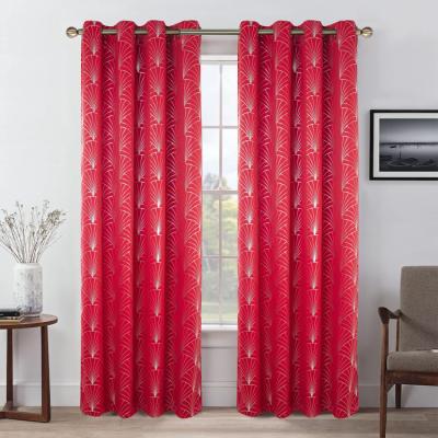 China Factory Wholesale Insulated Home Decorate Blackout Wear Resistant Printing Curtains for sale