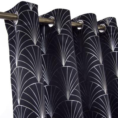 China Wholesale High Quality Printed Insulated Blackout Curtain Living Room Backdrop Decoration for sale