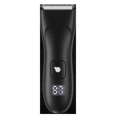 China Mini Men Pubic Body Hair Trimmer Cordless Electric Hair Shaver Pritech Hair Clippers Professional Waterproof Waterproof LCD Display for sale