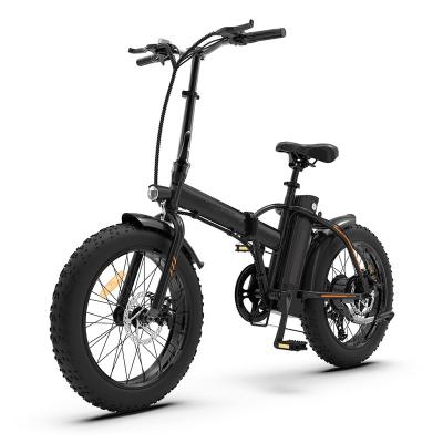 China Aluminum Alloy Foldable Electric Bike 500W Ebike Fat Tire Beach Business Men Women Bike 36V 13Ah With Removable Lithium Battery for sale