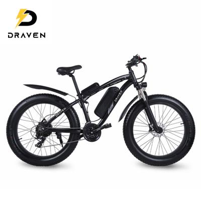 China Hot Sale Aluminum Alloy Fat Ebike 1000w 48v Mountain CE Electric Bike Tire E Bike 26inch Bicycle For Adults for sale