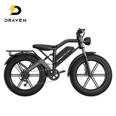 China Hot Selling Aluminum Alloy Fat Ebike 500w 48v Mountain CE Electric Bike Tire E Bike 26inch Bicycle For Adults for sale