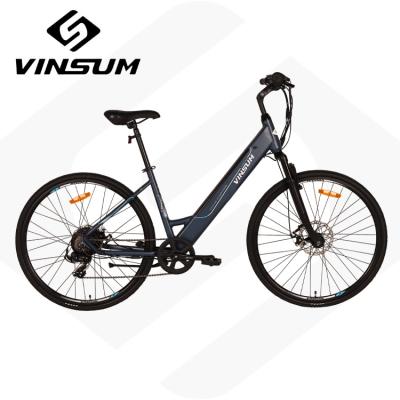 China Wholesale Electric Alloy VINSUM Mtb 36v 350w Electric Mountain Bike Mountain Aluminum Electric Bicycle for sale