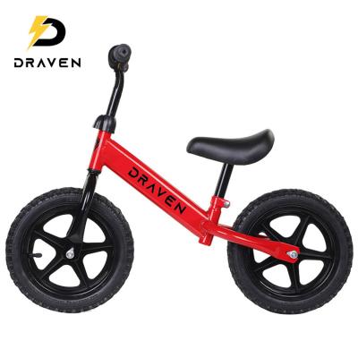 China Hot Sale 12 Inch Factory Price Toddler Street Mini Steel Cheap Kids Race Steel Push Balance Bike for sale